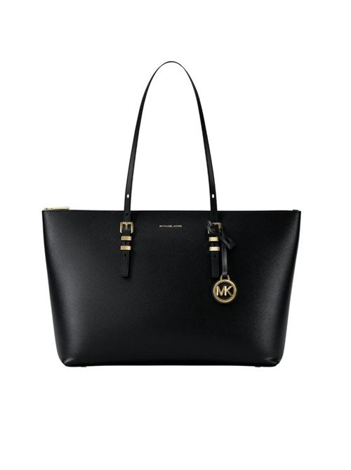 Quinn Large Tote Bag in Hammered Leather MICHAEL KORS | 30T6GQNT7LI001